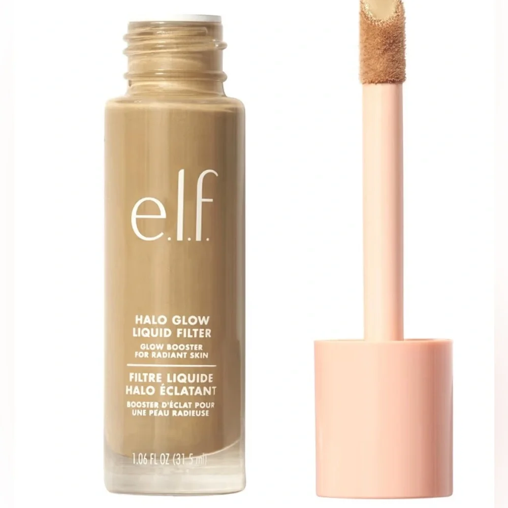 e.l.f. Halo Glow Liquid Filter, Complexion Booster For A Glowing 3.5 Medium